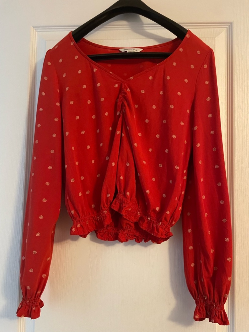 American Eagle Outfitters Long-Sleeve  Blouse
